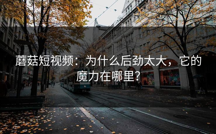 蘑菇短视频：为什么后劲太大，它的魔力在哪里？